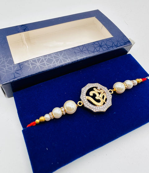AD Stone Designer Rakhi Packed In Beautiful Box