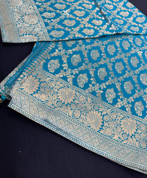 Pure And soft Banarasi Silk dupatta with Zari work