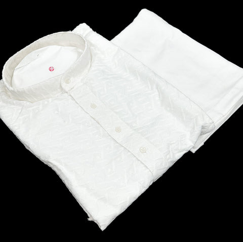Pure cotton based chikankari work Kurta pajama