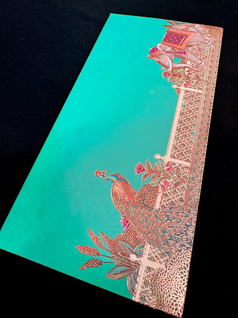 Peacock design Shagun Envelope