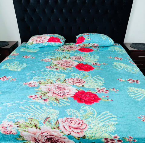 Fleno Warm Winter Bedsheet 	(275cm x 265cm)king size