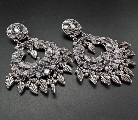 Beautiful oxidised long earrings