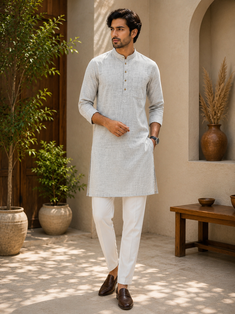 Pure cotton based Men’s Printed kurti (sizes mentioned in inches ,not according to the label on Kurti)size 44 kurti- Length 40 inches and size 46-length 42 inches ) Kurti only. Pants not included.