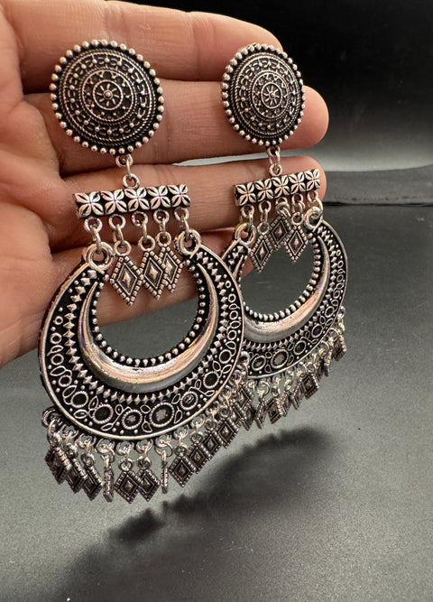 Beautiful oxidised bigger earrings