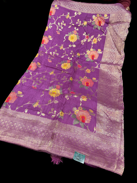 Beautiful Very Very Soft Banarasi Silk Beautiful Saree (very soft to set the pleates)