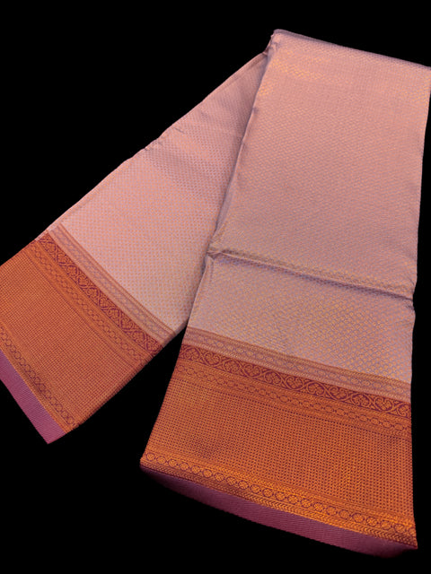Soft Silk Saree with contrast beautiful pallu and blouse