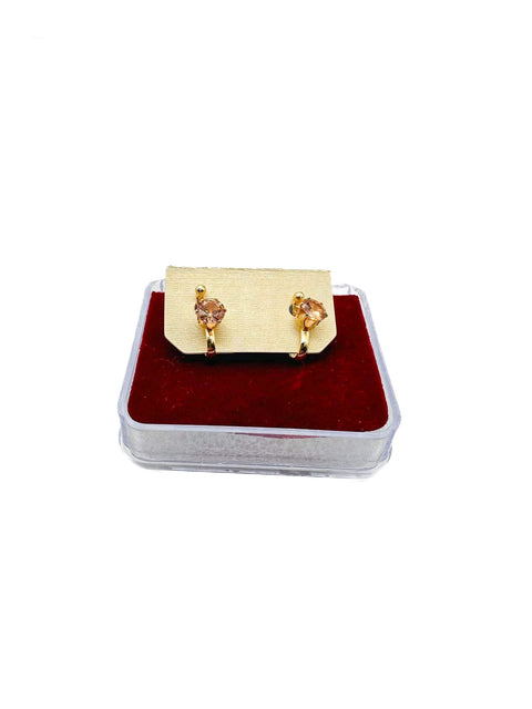 Crystal stone Clip on nose stud(Koka)per pair