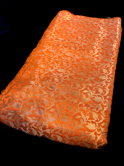 Brocade silk Fabric (price per meter) perfect for stitching blouses /skirts /suits as