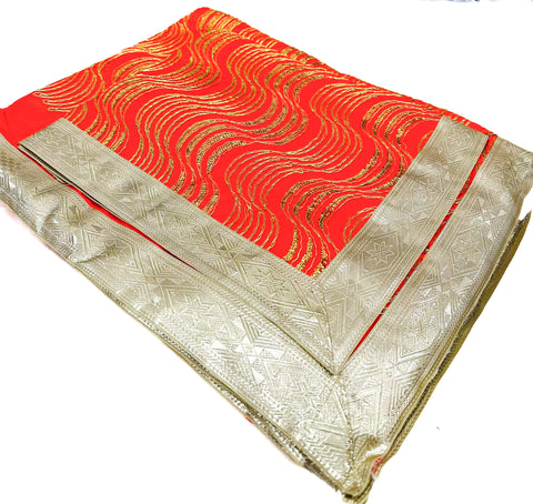 Silk Based embroidery work Rumala Sahib Double Set With Palkan