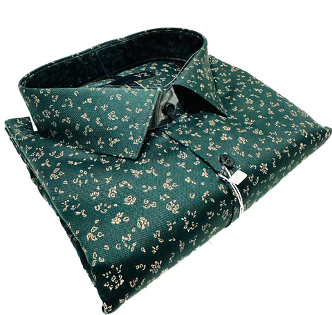 Cotton based beautiful mat look printed Shirt