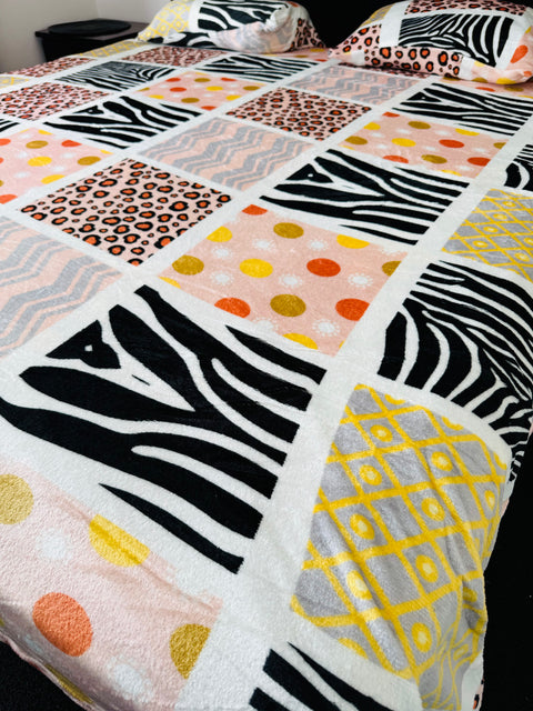 Fleno Warm Winter Bedsheet 	(275cm x 265cm)king size