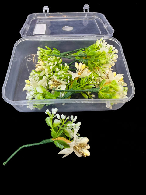 Pack of Beautiful pearls flower hair jura Pin (12 in each pack) Price per pack