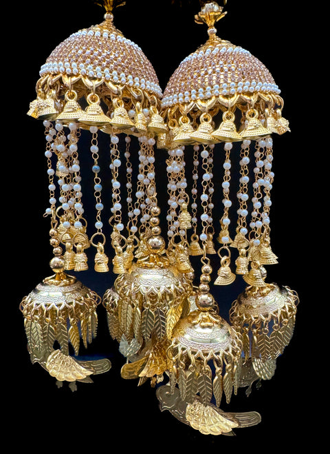 Birds design bigger size bridal Kalire