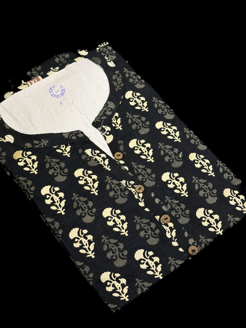 Pure Cotton based Printed short Kurti for girls /Ladies (Size 38 - length 28 inches, Size 42 ,46, 48 length -31 inches)sleeves 17 inch