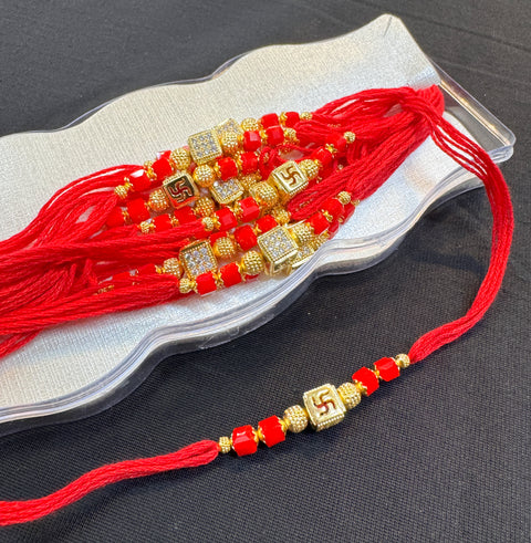 Rakhi Dhaaga Beautiful Stone Work (price per dhaaga )