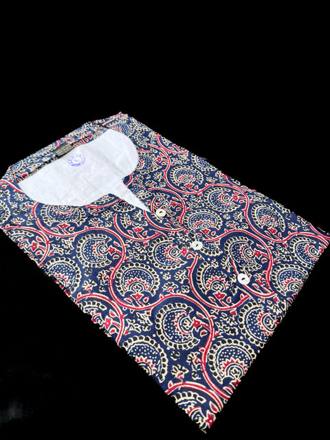 Pure cotton based printed kurti for ladies/girls