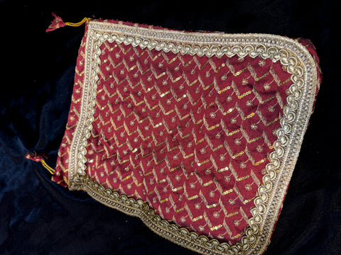 (Video clip attached )Maiyan set for Mehndi / Haldi Ceremony for Wedding (Bride and Groom)