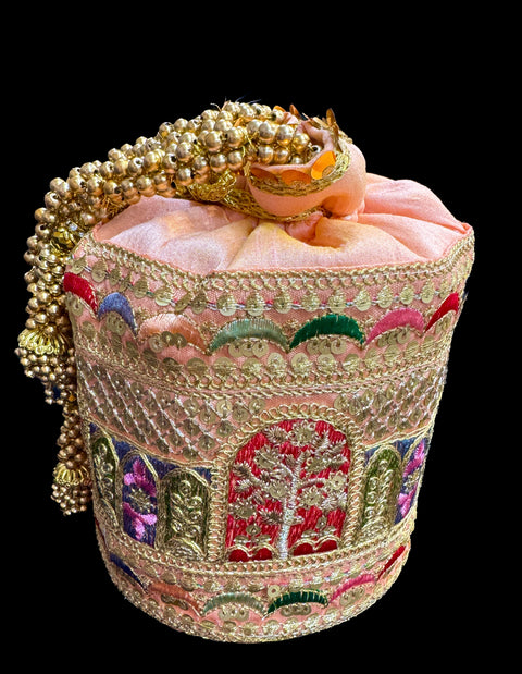 Embroidery with stones  work hand bag /potli bag