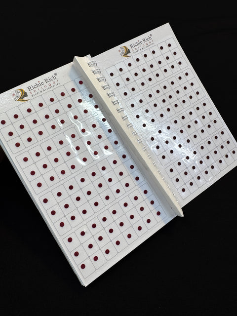 (Video clip attached)Plain Multicoloured Bindi Book