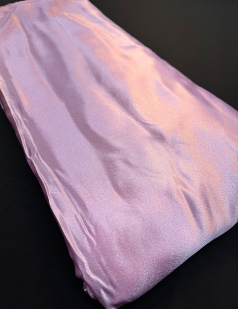 Pink colour Japanese Satin Silk beautiful soft fabric(Per meter) 112cm width