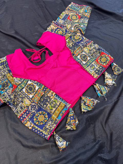 Size 44 and  can be altered up to size 46) Pure Rayon based full bigger flared Chaniya with beautiful blouse and printed Rayon Dupatta
