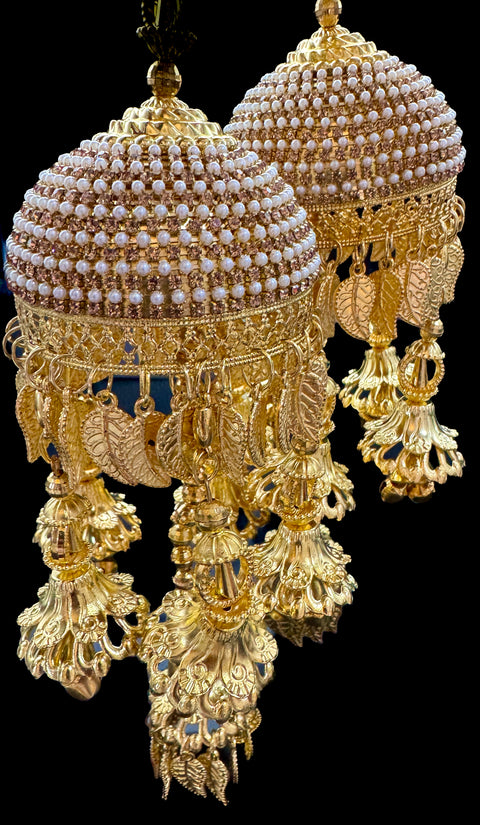 Jerkan stone with pearls design Medium size bridal Kalire