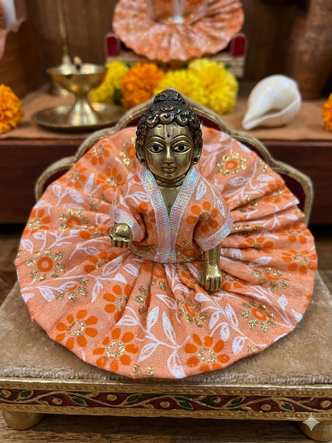 Size 2 Laddu Gopal dress, Laddu Gopal outfit, Kanha ji dress, Krishna dress, handmade deity dress, Janmashtami dress, Thakur ji poshak, Bal Gopal dress (only Dress) price each dress