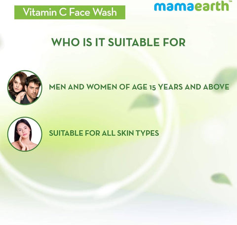 Mamaearth Vitamin C Face Wash with Vitamin C and Turmeric for Skin Illumination - 100ml