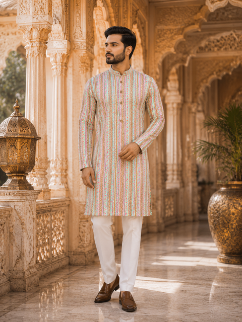 Pure cotton based Men’s Printed kurti (sizes mentioned in inches ,not according to the label on Kurti)size 46 kurti- Length 40 inches and size 48 -length 42 inches ) Kurti only. Pants not included.