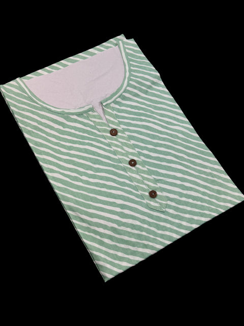 Pure Cotton based Printed short Kurti for girls /Ladies (Size 38 - length 28 inches, Size 42 ,46, 48 length -31 inches)sleeves 17 inch