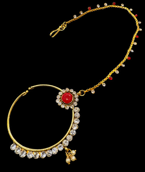 Large size Original jerkan stone Beautiful Bride Nath (non piercing)
