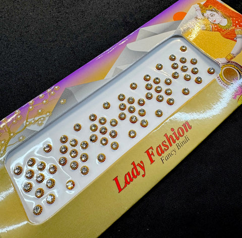 Silver stone Round shape Bindi