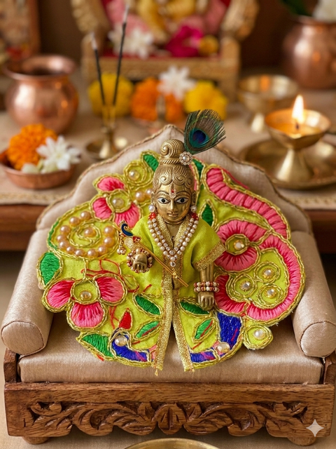 Size 0 Laddu Gopal dress, Laddu Gopal outfit, Kanha ji dress, Krishna dress, handmade deity dress, Janmashtami dress, Thakur ji poshak, Bal Gopal dress (only Dress) price each dress