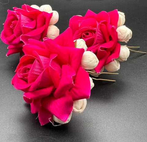 Beautiful Rose hair jura Pin (Each)