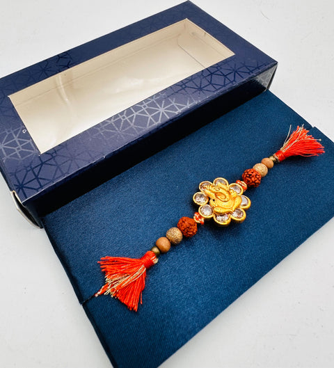 AD Stone Designer Rakhi Packed In Beautiful Box