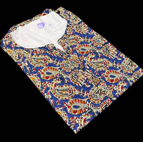 Pure Cotton based Printed short Kurti for girls /Ladies (Size 42 and 46, length -31)
