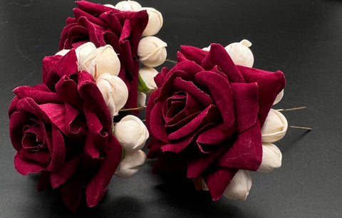Beautiful Rose hair jura Pin (Each)
