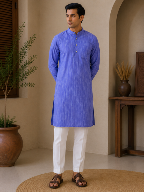 Pure cotton based Men’s Printed kurti (sizes mentioned in inches ,not according to the label on Kurti)size 44 kurti- Length 40 inches and size 46-length 42 inches ) Kurti only. Pants not included.