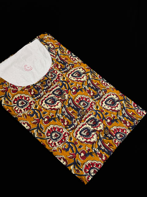 Pure Cotton based Printed short Kurti for girls /Ladies (Size 38 - length 28 inches, Size 42 ,46, 48 length -31 inches)sleeves 17 inch