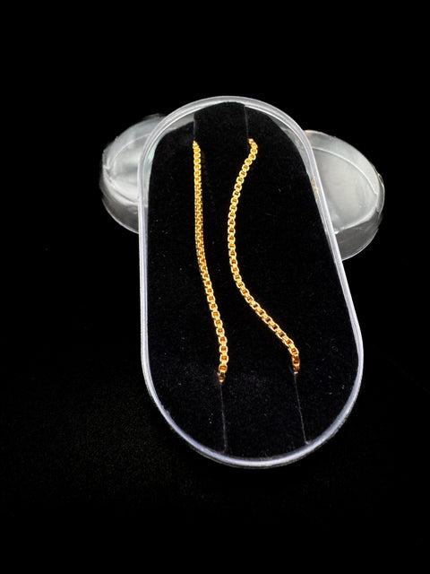 Gold look beautiful earring support Sahare (not original Gold )