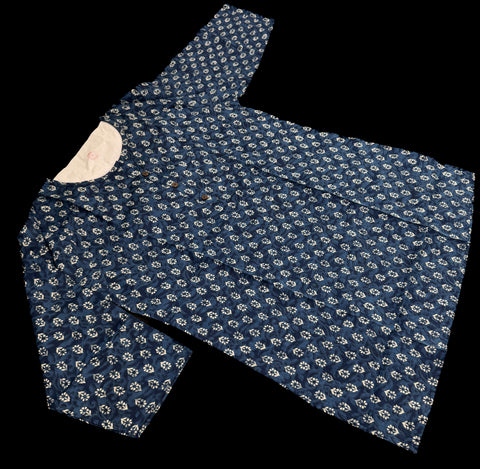 Pure Cotton based Printed short Kurti for girls /Ladies (Size 38 - length 28 inches, Size 42 ,46, 48 length -31 inches)sleeves 17 inch