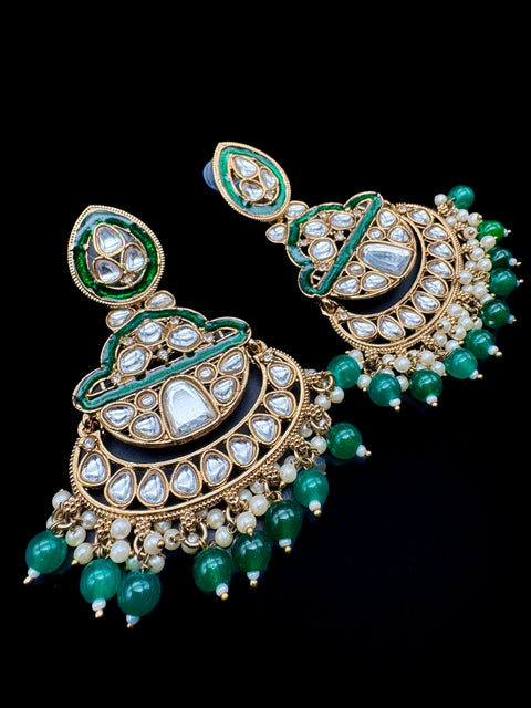 Kundan with beautiful pearls Earrings