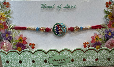 Beautiful Rakhi in nice gift card pack