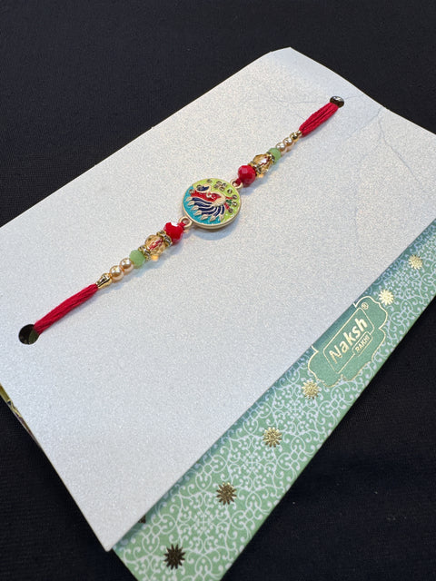 Beautiful Rakhi in nice gift card pack