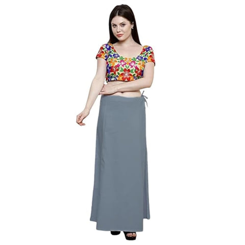 Dark Grey colour waist size-44 inch Under skirt or peticott in cotton fabric