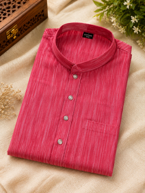 Very soft Pure cotton based Men’s plain kurti (sizes mentioned in inches ,not according to the label on Kurti)size 44 kurti- Length 40 inches and size 46-length 42 inches ) Kurti only. Pants not included.