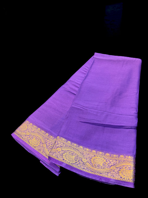 Very very soft pure chiffon georgette Beautiful zari border plain Saree