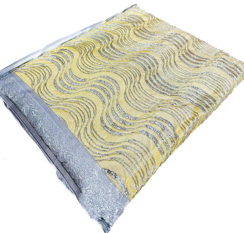 Silk Based embroidery work Rumala Sahib Double Set With Palkan