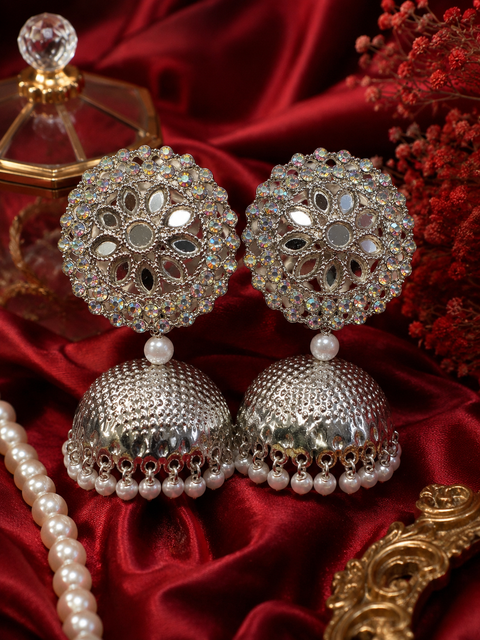Pearls & Stone Design Beautiful Jhumka
