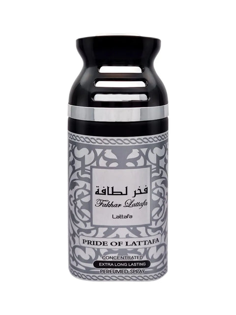 Lattafa Fakhar Black Pride Of  Extra Long Lasting  Body Spray Perfumed 250ml
